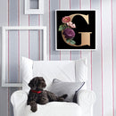 5D DIY Diamond Painting Kits Full Square Drill Flower Letter G Mosaic Picture