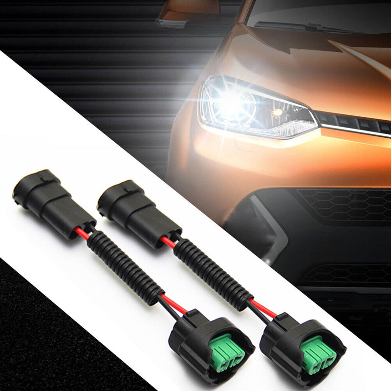 1 Pair H11 H9 H8 Wiring Harness Extension Cable for Halogen Headlights 8