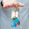 4pcs DIY Full Drill Special Shaped Diamond Painting Animals Bag Keychains Newly