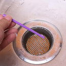 12pcs/Set Sticks Decontamination Kitchen Bathtub Sewer Cleaner Rod (Purple)