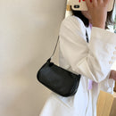 Fashion Women Chain Underarm Shoulder Bags Solid Casual Totes Small Handbags
