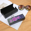 DIY Leather Diamond Painting Glasses Storage Case Mosaic Kit (Q37 Cat) Newly
