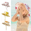 Rope Fisherman Cap Children Sun Hats Wide Brim Beach Cap Kids Bucket Cap