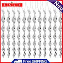 12pcs/set Reflective Bird Repellent Rotating Scare Rod Balcony Home Garden Decor