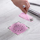 10pcs Disposable Hair Filter Drain Stickers Self-Adhesive Bath Cover Net