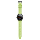 26mm Silicone Strap for Garmin Fenix 7X/6X/5X/5X Plus/3 Sport Watch (Green)