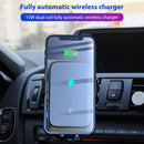 Wireless Car Charger 15W Fast Charging Auto-Clamping Car Phone Holder