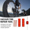 #A Bike Tyre Puncture Service Kit Tools Accessories with Sealant Rubber Strip