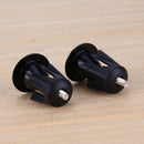 One Pair Bike Bicycle Aluminum Handlebar Grips Handle Bar Cap black