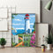 Lighthouse Oil Paint by Numbers Hand Painted Frameless Picture Home Ornament Kit