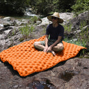 Inflatable TPU Sleep Mattress Portable Moisture-proof Pad Camping Air Cushion