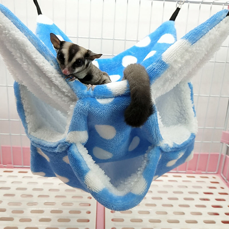 Small Animal Hammocks Warm Plush Bed Guinea Pig Cage Accessories Hamsters
