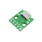 USB Micro Female Socket Breakout Board 2.54mm Connector Pitch Adapter K3L5 F6X0