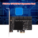 SA3112J PCIE Adapter 12 Port 6Gbps PCI-Express X1 SATA 3.0 Expansion Card Newly