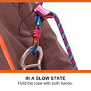 Rappel ATC Belay Device Descender Camping Rock Climbing Equipment (Purple) Newly