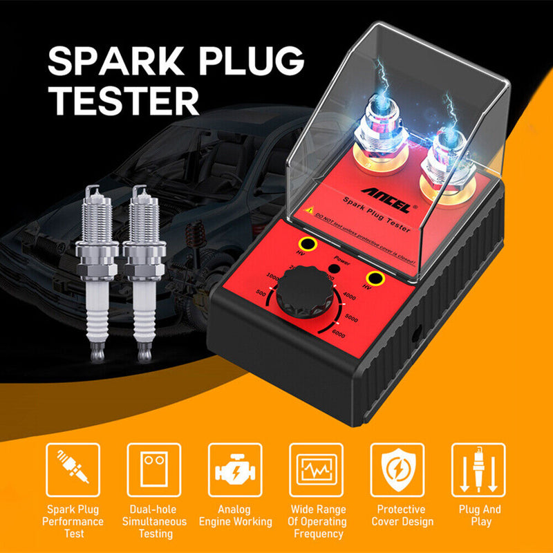 Car Spark Plug Tester Ignition System Testers Auto Diagnostic Tool (EU) Newly