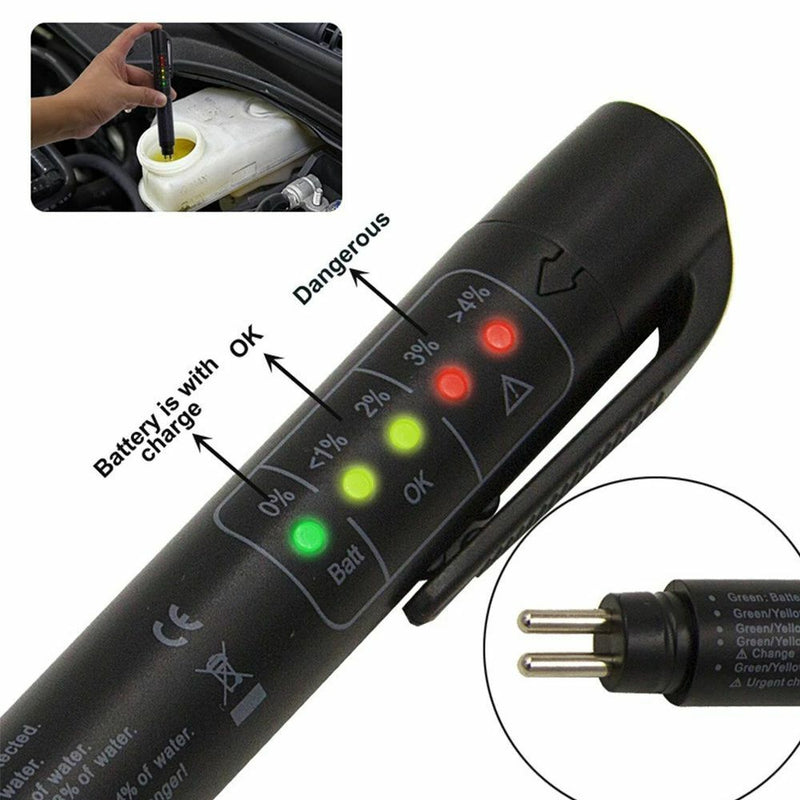 Digital Tester Liquid Brake Fluid Tester Oil Quality Check Pen Car Brake