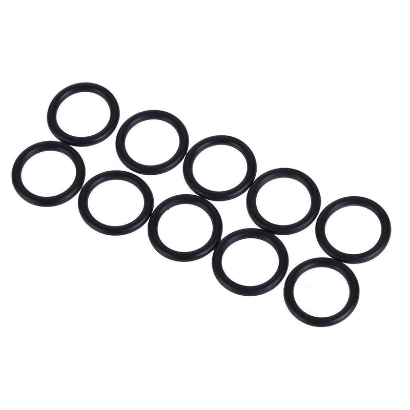 10pcs G1/4 Silicon Sealing Ring 2 Point Connector O Ring Washer Seal(Black)