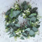 Christmas Olive Leaf Eucalyptus Wreath Leaves Garland Decoration Ornaments M1O8