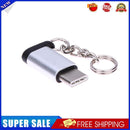 Metal USB 3.1 Type-C Male Connector to Micro USB 2.0 5Pin Female Data Adapt