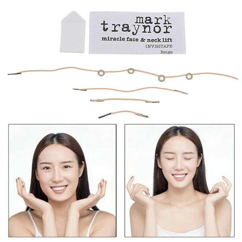 40 Pcs Face Lifting Tape Invisible V-Line Patch Bands Kit Thin Facial Stick