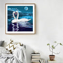 5D DIY Swan Lake Diamond Embroidery Painting Full Drill Mosaic Cross Stitch