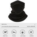 Cycling Camping Neck Tube Scarf Ice Silk Outdoor Running Bandana (black) Newly