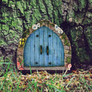 Window Home Courtyard T ree Decor Mini Dwarfs Fairy Tale Door Garden Decoration