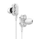 A4 1.2m In-ear Sport Earphones Intelligent Recognition Wired 3.5mm Headset w/Mic
