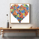 5D DIY Special Shaped Diamond Painting Love Embroidery Mosaic Kits Wall Decor