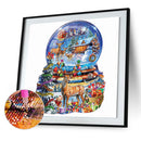 5D DIY Canvas Part Drill Christmas Crystal Ball Diamond Painting Rhinestone