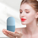 Skin Care Beauty Tool Silicone Ice Cube Tray Massager Face Roller (Blue) Newly