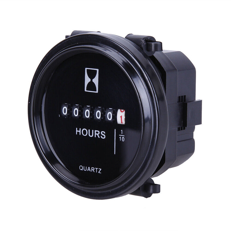 12v 24v 36v Hour Meter for Marine Boat Engine  2" Round Waterproof Gauge Newly