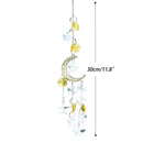 Curtain Hanging Drop Moon Star Pendant Crystal Wind Chime DIY Decorations