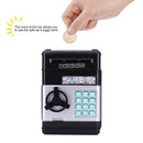Piggy Bank ATM Machine Electronic Safe Money Jar for Boys Girls (Black) Newly