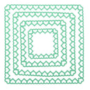 4pcs Metal Cutting Dies Stencils for DIY Scrapbooking Photo (Square Love) Newly