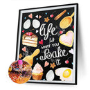 5D Diamond Painting Bake Food Full Square Rhinestone DIY Home Decoration Gifts