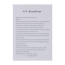 Muti-function Hair Scissor Salon Drawer Cabinet UV Disinfection Steriliser Mini