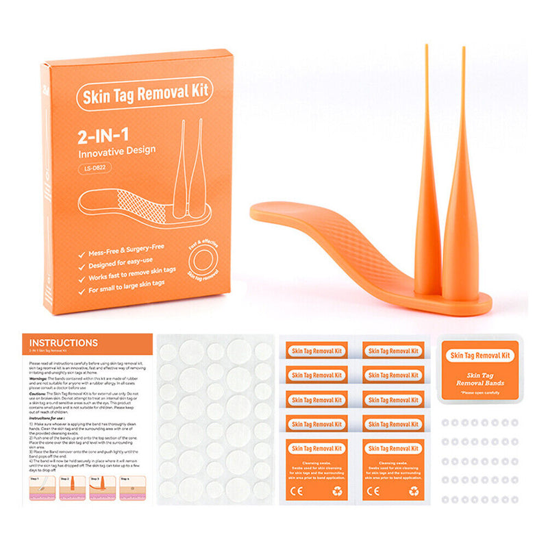 Mini Mole Wart Remover Facial Equipment Body Care with Cleansing Swab for Adults