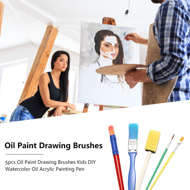 Gouache Oil Painting Brush Graffiti Tool Plastic Sponge Brush Tool Ku
