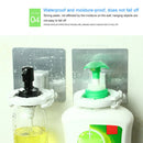 Wall Mounted Plastic Shampoo Bottle Shelf Self Adhesive Holder Organizer Stand