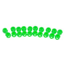 10pcs Bike Bicycle Brake Gear Cable S Style Clips House Hose Guide(Green)