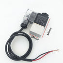 Oil free air compressor solenoid valve check valve outlet valve