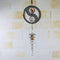 DIY Rotating Wind Chime Novelty Metal Hanging Sculpture Wind Chime Bell (A)