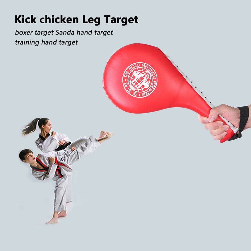 Taekwondo Boxing Training Pads Karate Punch MMA Sponge Foot Target (Red) Newly