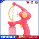 ABS Bubble Gun Toys with Intelligent Recycling Bubble Machine for Kid (Red)