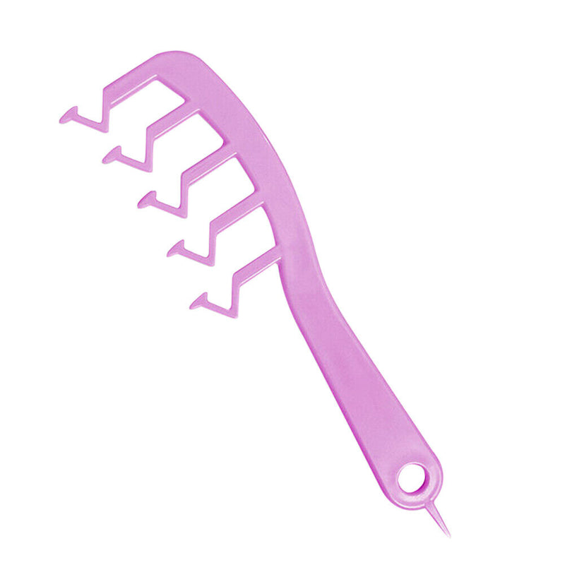 Z Shape Hair Slit Comb Curly Bangs Styling Tool Hair Brush Women Accessorie