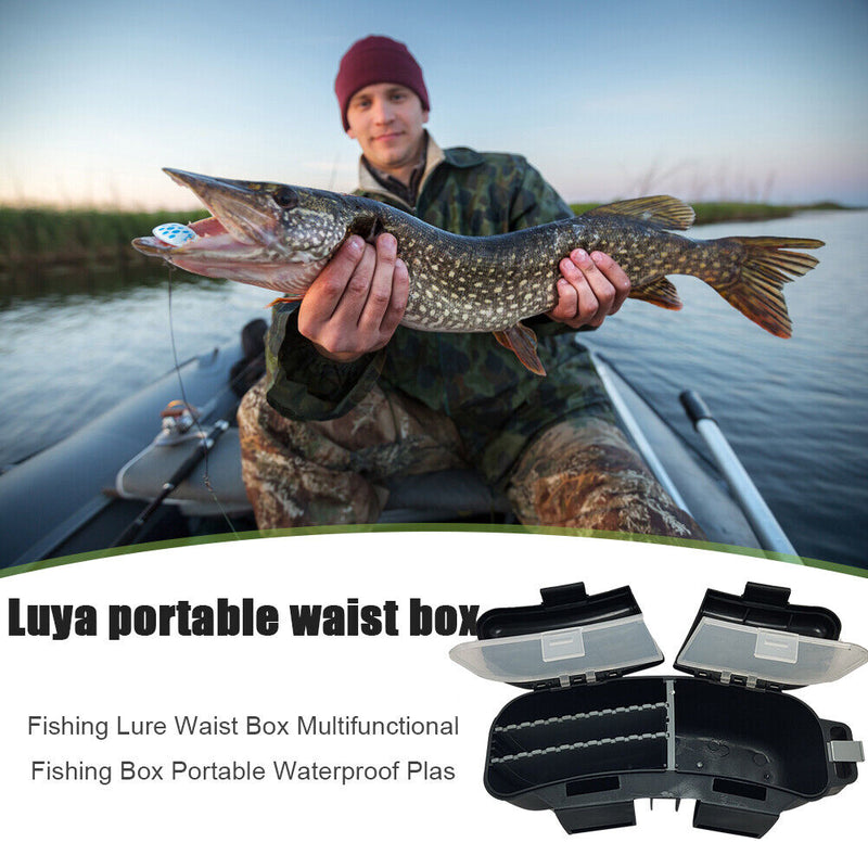 Plastic Fishing Box Fishing Bait Case Earthworm Lure Tackle Storage Case Newly