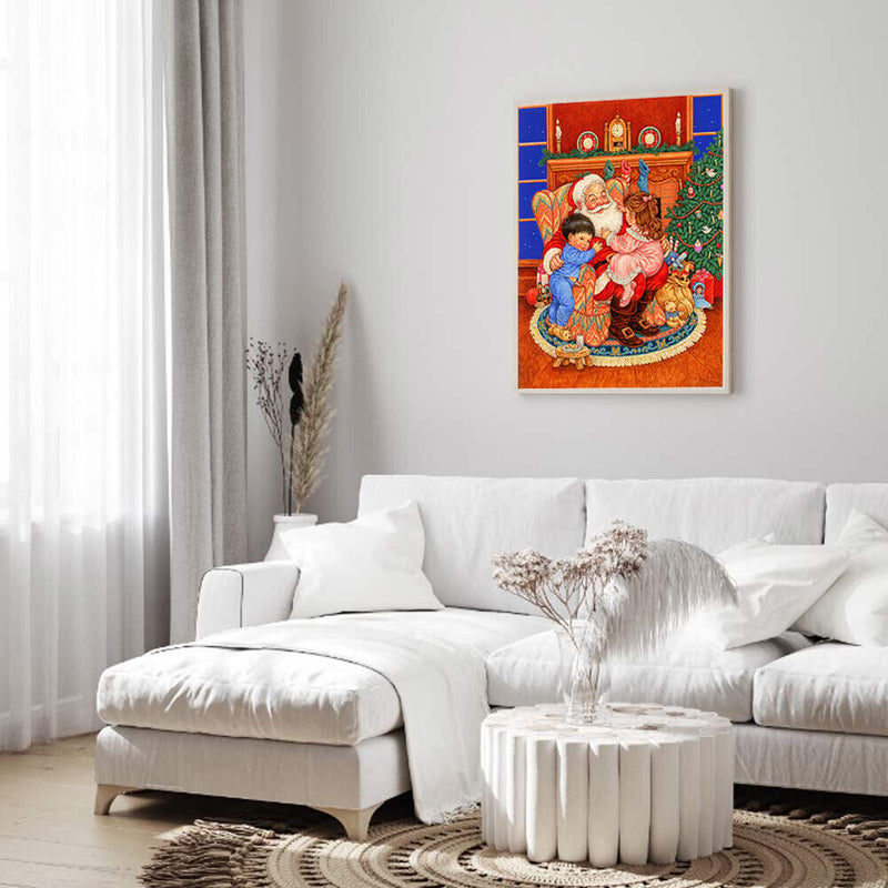 Santa Claus 40x50cm Oil Paint By Numbers Picture Painting