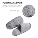 Disposable Slippers 6 Pairs Non-Slip Closed Toe Slippers for Women and Men Newly